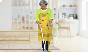Nanny Doing Domestic Chores