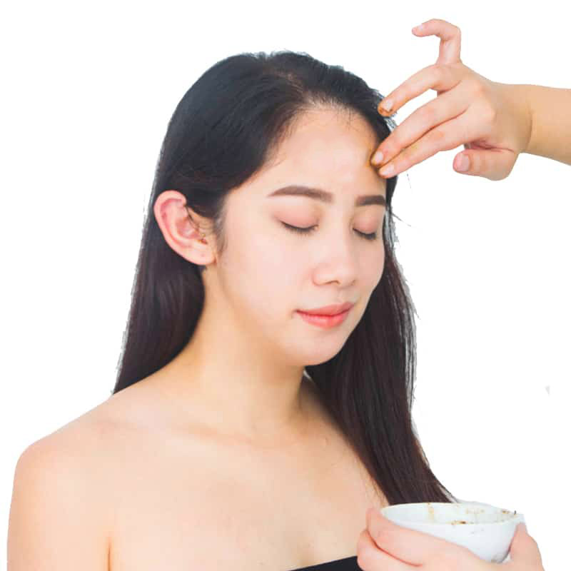 Postnatal Forehead Massage