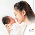 Mother Playing with Baby