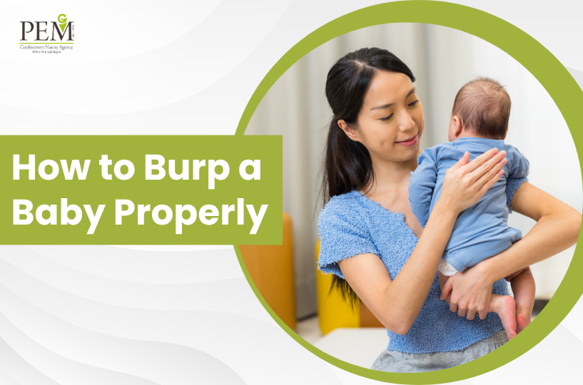 How to Burp a Baby Properly